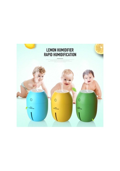 Portakal Yağı 180 Ml Limon Şeklinde Mini Oda Hava Nemlendirici Buhar Aromaterapi Difüzör