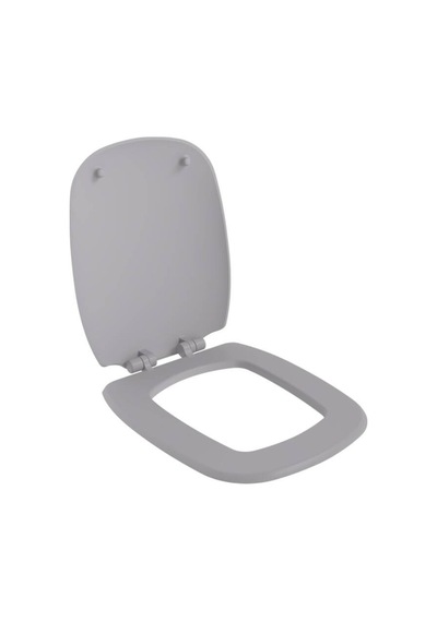 Bocchi - Fenice Soft Klozet Kapağı Mat Gri Yavaş Kapanır - A0327-006 Diğer