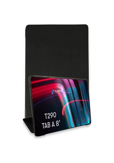 Newface Samsung Galaxy T290 Tab A 8 Kılıf Tablet Smart Kılıf - Siyah Tablet Kılıfı