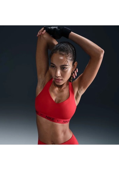 Nike Indy High-support Padded Adjustable Training Kadın Bra Kırmızı