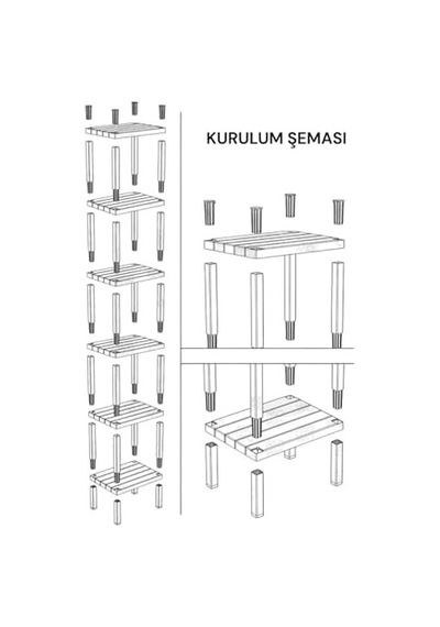 6 Katlı Plastik Düzenleyici Raf, Çok Amaçlı Kitaplık, Banyo Ve Mutfak Organizeri, Ayakkabılık Gri Acı Kahverengi 6 Katlı Plastik Düzenleyici Raf, Çok Amaçlı Kitaplık, Banyo Ve Mutfak Organizeri, Ayakkabılık Gri Acı Kahverengi