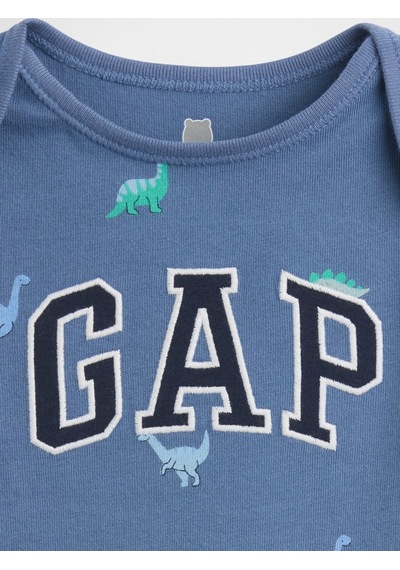 Gap Intl B Ss Logo Bs Çocuk Mavi Bodysuıt 883496001