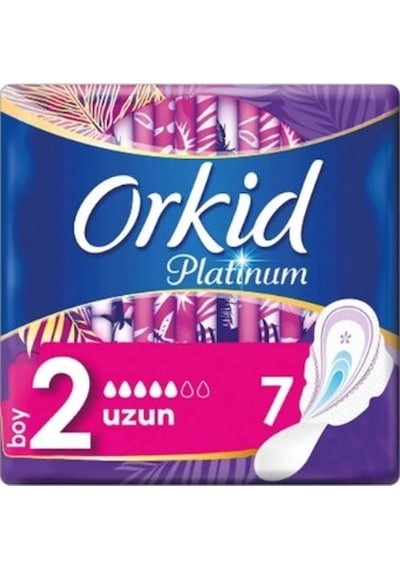 Orkid Platinum Hijyenik Ped Uzun 7'li