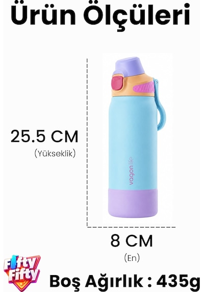 700 Ml Tek Kapak Çift Kullanım Pipetli Rahat İçim Kulplu Paslanmaz Çelik Termos Ffvgn1112-700ml Yeşil