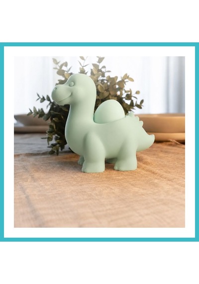 Bezos 3d Baskı Dinozor Yumurtalık - Sevimli Eggosaurus Yumurta Tutucu-mint Dfnbez Mint Yeşili