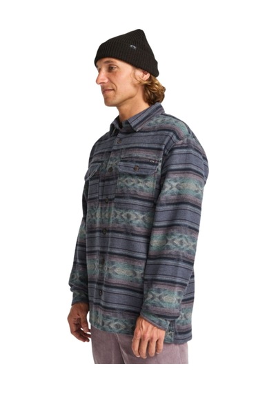 Bıllabong Billabong Offshore Jacquard Flannel Erkek Mavi Gömlek 4882 Mavi