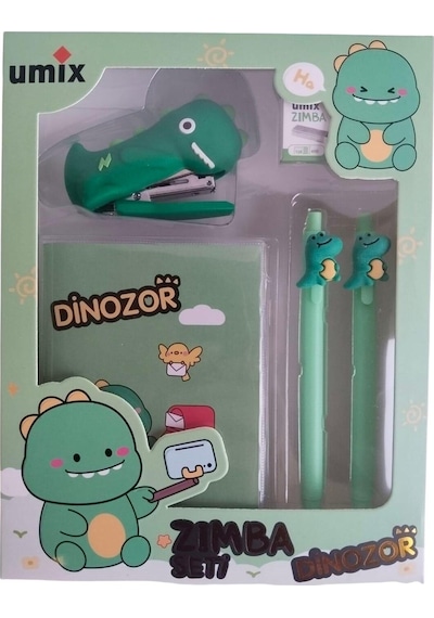 Umix Dinazor Kırtasiye Zımba Seti