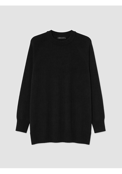Lcw Modest Siyah Kadın Basic Triko Tunik