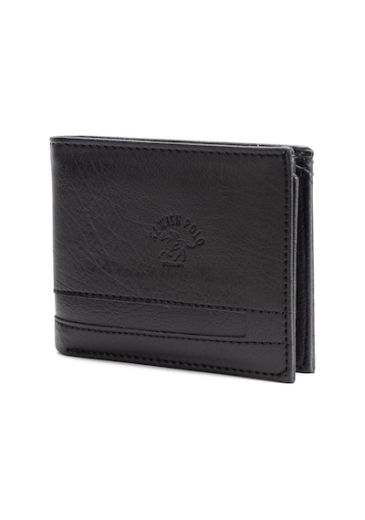 Newish Polo Erkek El Çapraz Omuz Çantası Ve Cüzdan Kartlık - New053 Siyah - Gri