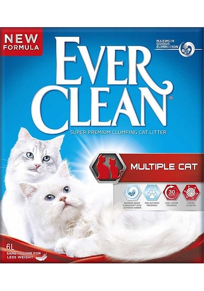 Ever Clean Multiple Cat İnce Topaklaşan Bentonit Kedi Kumu 6 L