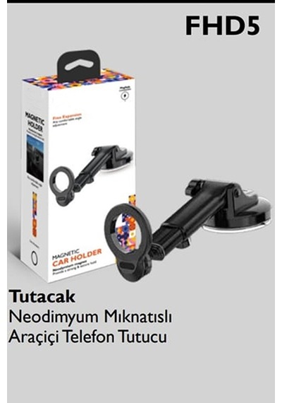 Magsafe Uyumlu Araç Içi Telefon Tutucu Mıknatıslı Torpido Üstü Va