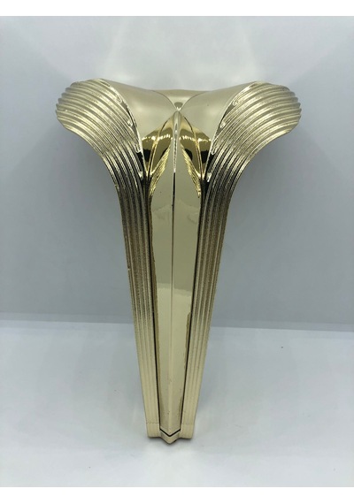 PLASTİK,19 CM GOLD KAPLAMA  BERJER,KOLTUK,MOBİLYA AYAĞI (4ADET)