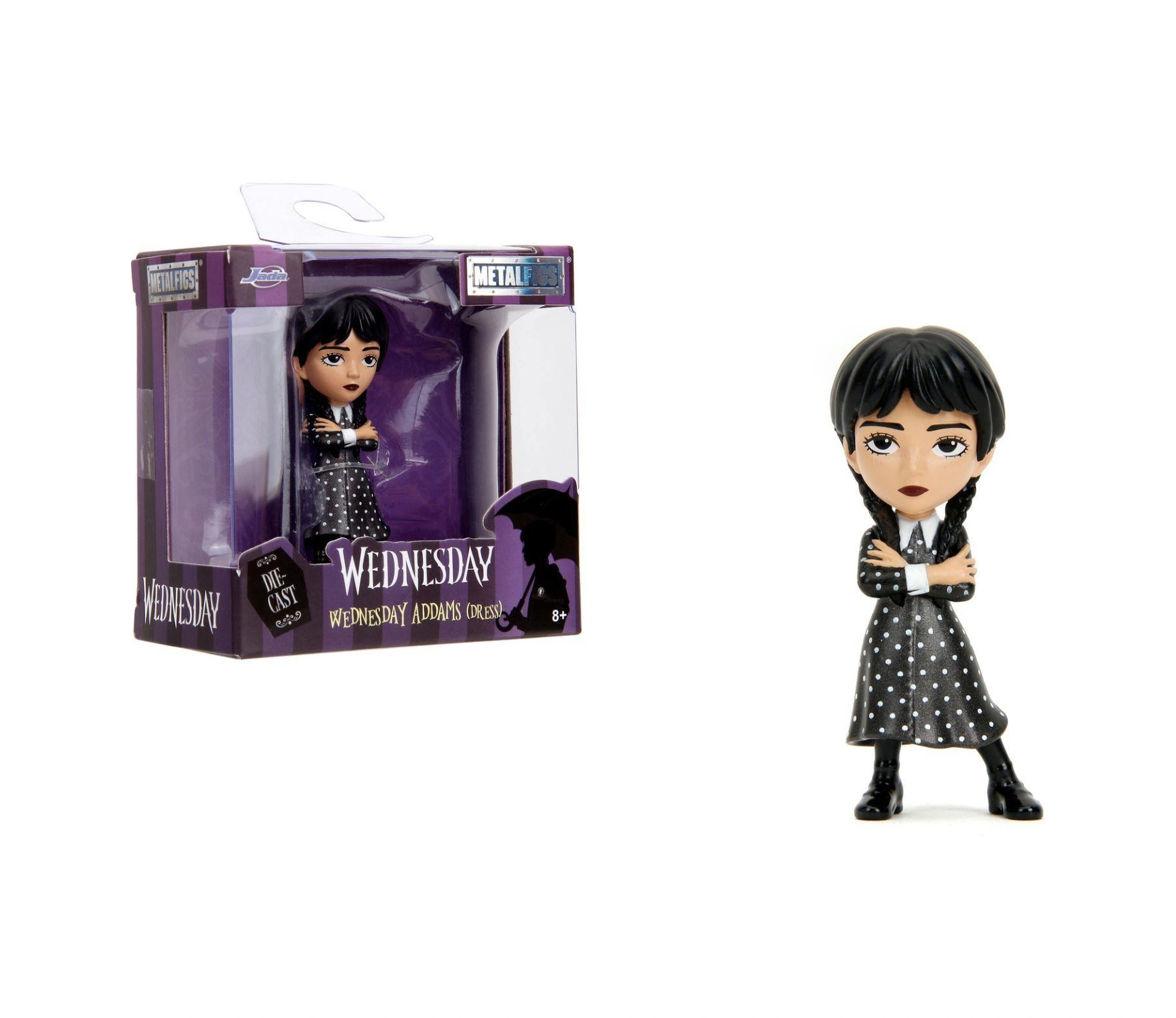 Jada Die Cast Wednesday Figür Wednesday Addams Dress Wednesday