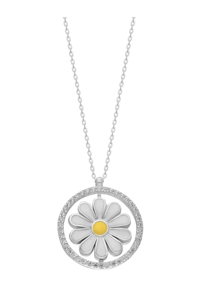 Papatya Kolye 718914 Rose Gümüş