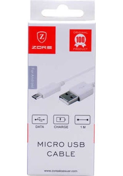 Zore Z-21 Micro USB Kablo Bronz