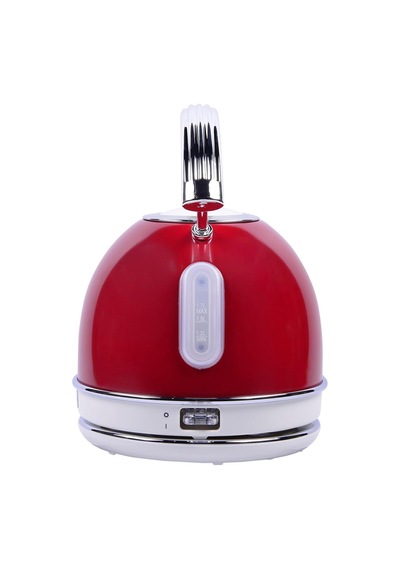 Berghoff Gem Retro 1.7 Litre Kırmızı Yuvarlak Su Isıtıcısı Kırmı