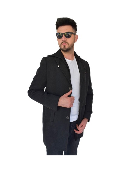 Dynamo Erkek Kaşe Kapüşonlu Kaban 9150 Bgl-st01624 001
