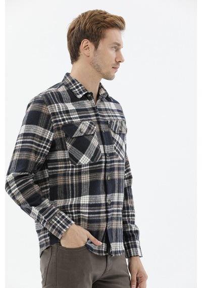 Finesuits Erkek Akrilik Flanel 2422204069.akrr Lacivert