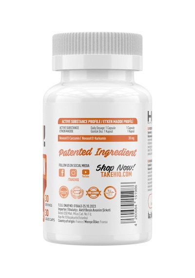 Hıq Curcumin 30 Liquid Caps.