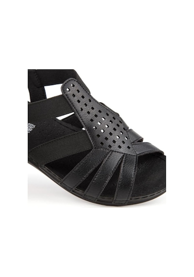 Muya Amanda 31143-001 Anatomik Kadın Sandalet Siyah 36-40 001