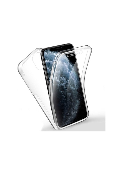 Apple Uyumlu  iPhone 11 Pro Max Kılıf Zore Enjoy 360 Derece Tam Kaplayan Renksiz