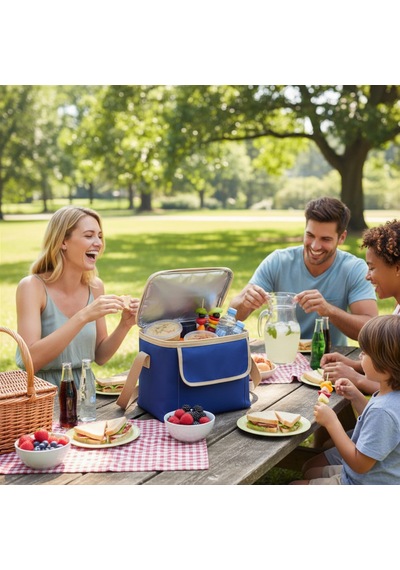 11 Lt Midi Lux Outdoor Kamp Termal Çanta-294 Koyu Mavi