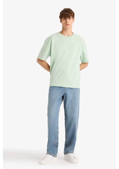 Defacto Oversize Geniş Kalıp Ütü Gerektirmeyen Bisiklet Yaka Kısa Kollu Basic Düz Ağır Kumaş Tişört X3926az25spgn1180 Yeşil Defacto Oversize Geniş Kalıp Ütü Gerektirmeyen Bisiklet Yaka Kısa Kollu Basic Düz Ağır Kumaş Tişört X3926az25spgn1180 Yeşil