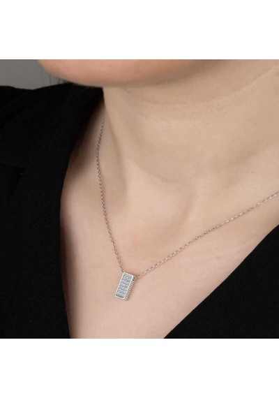 Swarovski Taşlı Gümüş Sırataş Kadın Kolye (551181232)