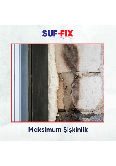 Suf-fix 800 Pipetli Montaj Köpüğü 750ml 6 Adet Profesyonel Dolgu Köpüğü