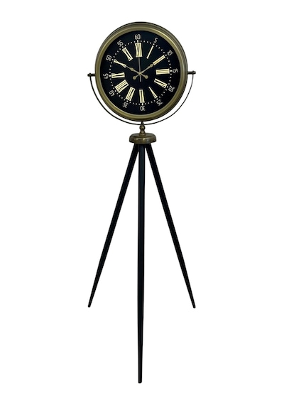 Eskitme İhtişam Tripod Ayaklı Saat Çok Renkli