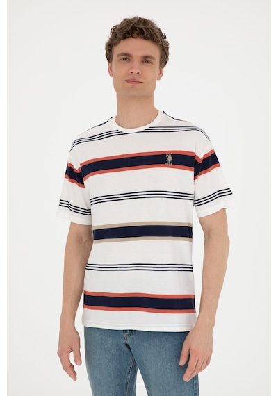 U.S. Polo Assn. Erkek Comfort Fit Bisiklet Yaka Kırmızı Tişört 50287038-VR030