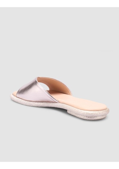 %100 Hakiki Deri Pembe Kadın Terlik Pembe