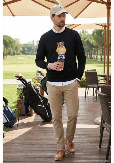 Buratti Erkek Sweat 6141002b Siyah Siyah
