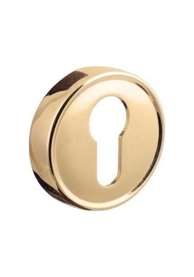 System Yuvarlak Yale Kapı Rozeti Gold Renk Ro14y Gl