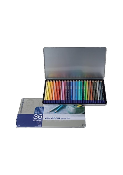 Van Gogh Kuru Boya Kalemi 36 Renk Metal Kutu No Color