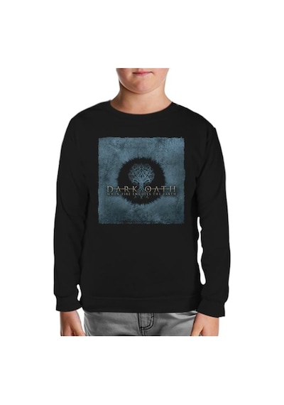 Lord Tshirt Dark Oath - When Fire Siyah Çocuk Sweatshirt Siyah