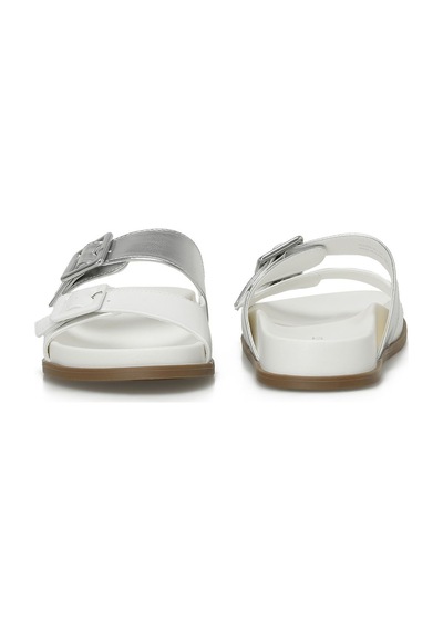 Nine West Mıstral 4fx Kırık Beyaz Kadın Düz Terlik Kırık Beyaz