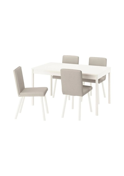 Ikea Beyaz Sağlam Yemek Masası - Yemek Masası Takımı