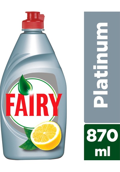 Fairy Platinum Limon Kokulu Sıvı Bulaşık Deterjanı 870 ML