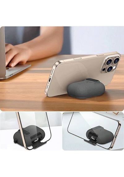 Mobaxaksesuar Apple Uyumlu AirPods Pro 3. Nesil İle Kılıf Standlı Kilitli Tpu Premium Matte Trip Case Koyu Yeşil