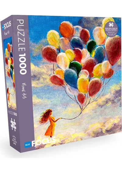 Blue Focus 1000 Parça Puzzle - Uçan Balonlar Flying Balloons Bf473