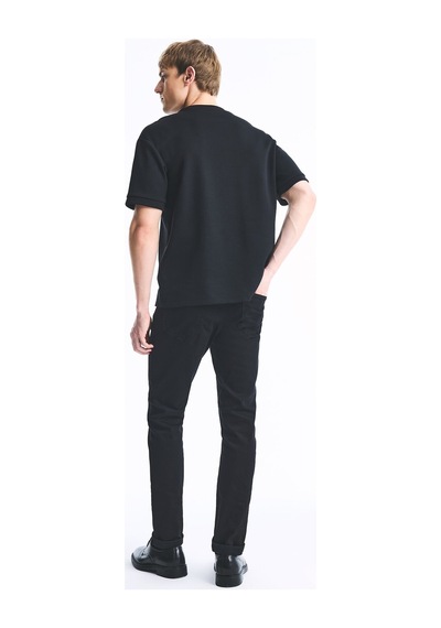 Defacto Pedro Slim Fit Normal Bel Dar Paça Jean Pantolon S2711az26aunm40 Siyah-nm40