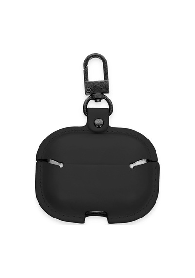 Airpods Pro 2 2.nesil Çanta Deri Kılıf - Siyah