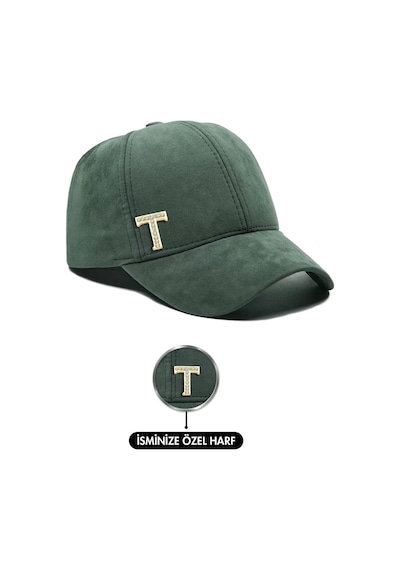 Twingold İsme Özel Süet Kep Şapka - Ab01013 - Haki Haki