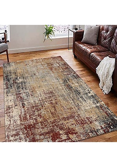 Kadife Kaymaz Pamuk Tabanlı Yıkanabilir Antibakteriyel Oval Çocuk Halısı 160x230