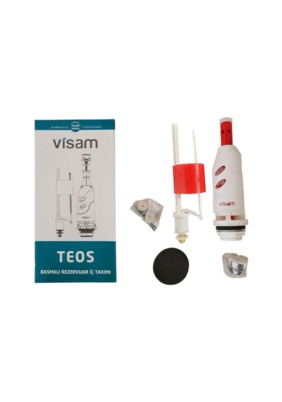 Rezervuar İç Takım Basmalı Visam Teos Krom