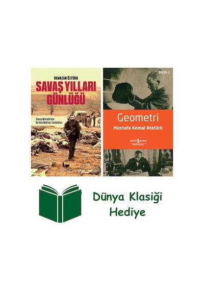 Savaş Yılları Günlüğü + Geometri + Dünya Klasiği Hediye