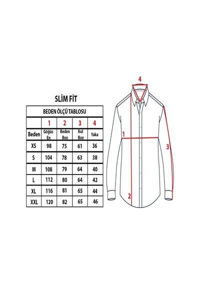 Evente Slim Fit Mavi Filafil Erkek Gömlek Slm-5088-eve