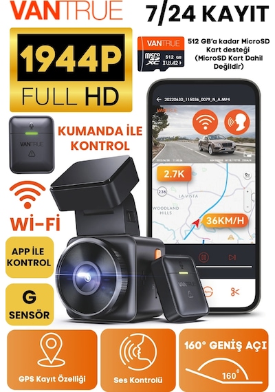 Vantrue Element 1 Araç İçi Kamera