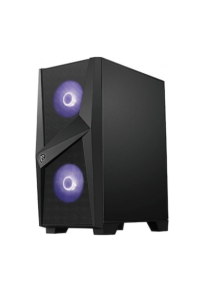 MSI MAG Forge 100M Temperli Cam 2x RGB 1x120 MM Fan ATX Bilgisayar Kasası